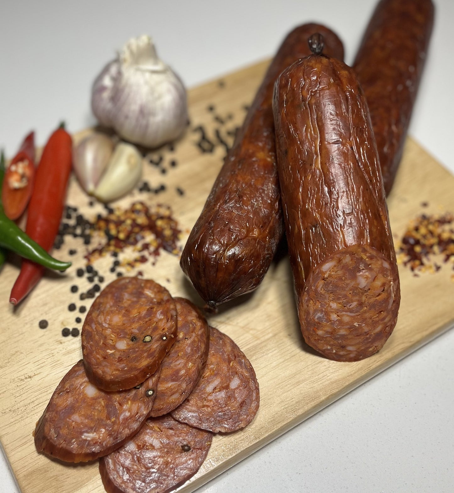 THE GODFATHER โ Spicy Pork Salami (400g)
