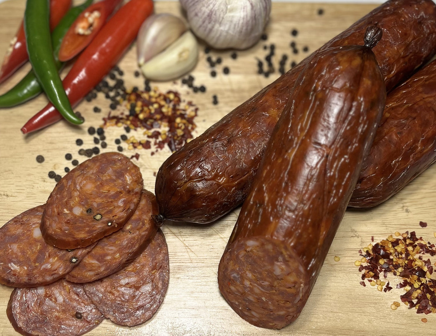 THE GODFATHER โ Spicy Pork Salami (400g)